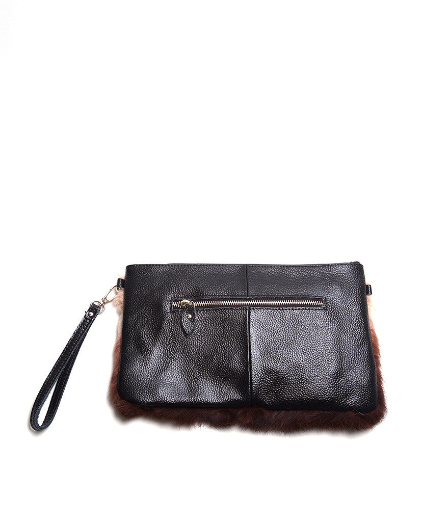 Carried Away Fur Clutch - Piin | www.ShopPiin.com