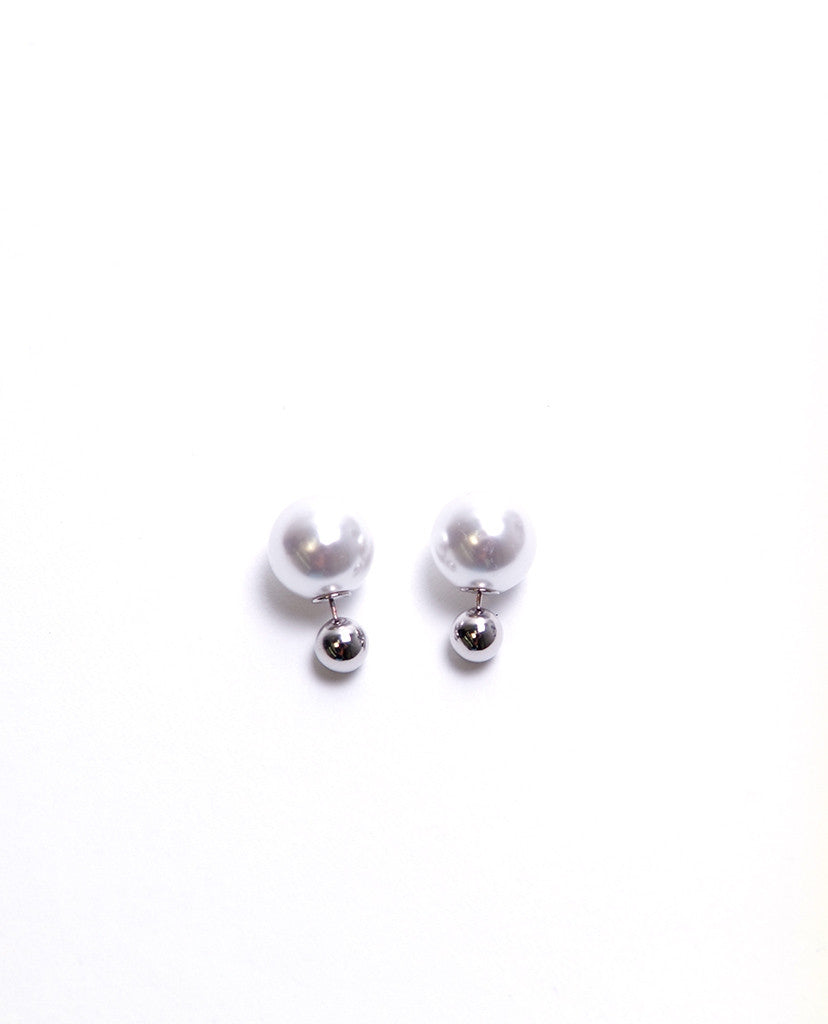 One Or Two Earrings - Silver - Piin | www.ShopPiin.com