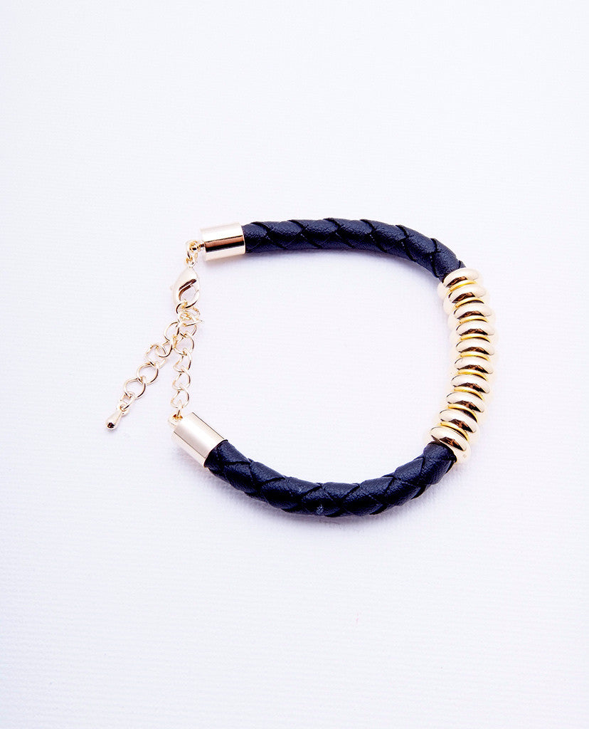 Ten Lucks Bracelet - Gold/Black - Piin | www.ShopPiin.com