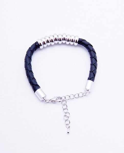 Ten Lucks Bracelet - Silver/Black - Piin | www.ShopPiin.com