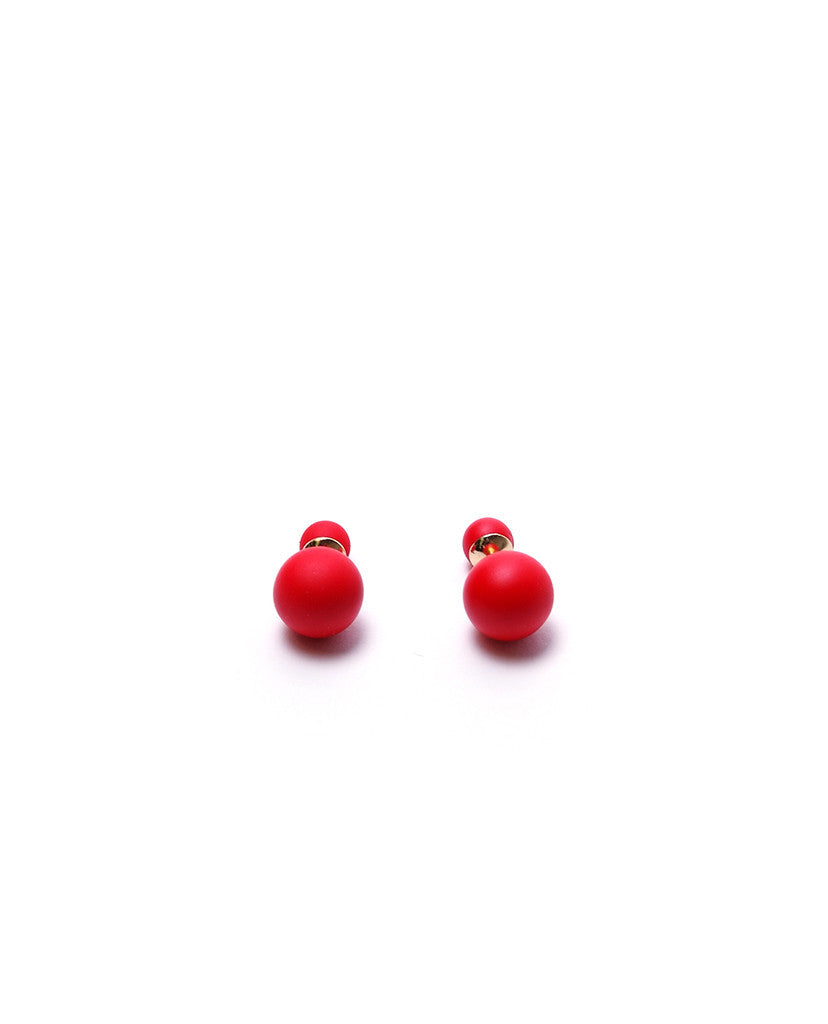 Little Big Treats Earrings - Red - Piin | www.ShopPiin.com