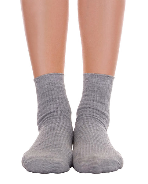 Solid Ankle Socks - Gray - Piin | www.ShopPiin.com