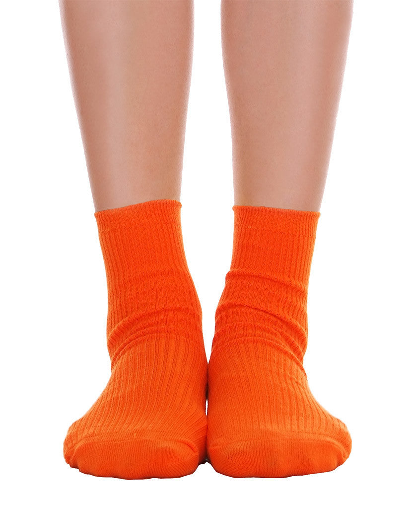 Solid Ankle Socks - Orange - Piin | www.ShopPiin.com