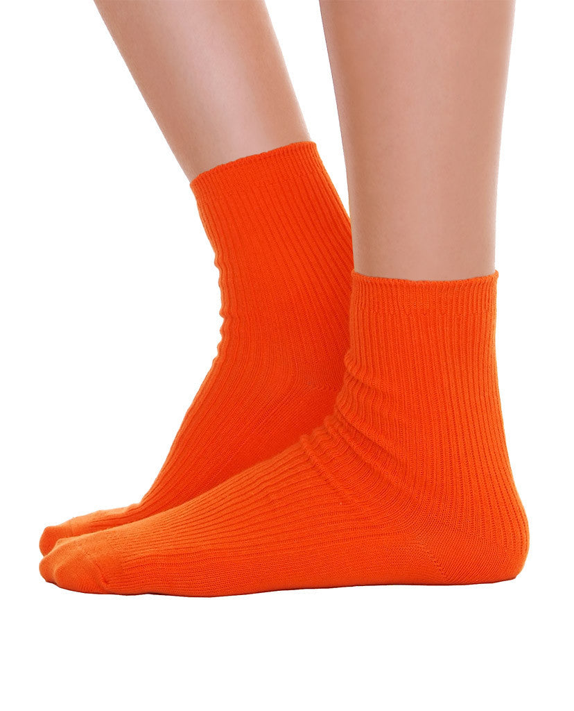 Solid Ankle Socks - Orange - Piin | www.ShopPiin.com