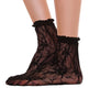 Lace With Ruffle Ankle Socks - Black - Piin | www.ShopPiin.com