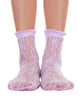 Lace With Ruffle Ankle Socks - Lavender - Piin | www.ShopPiin.com