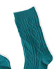 Cable Socks - Green - Piin | ShopPiin.com