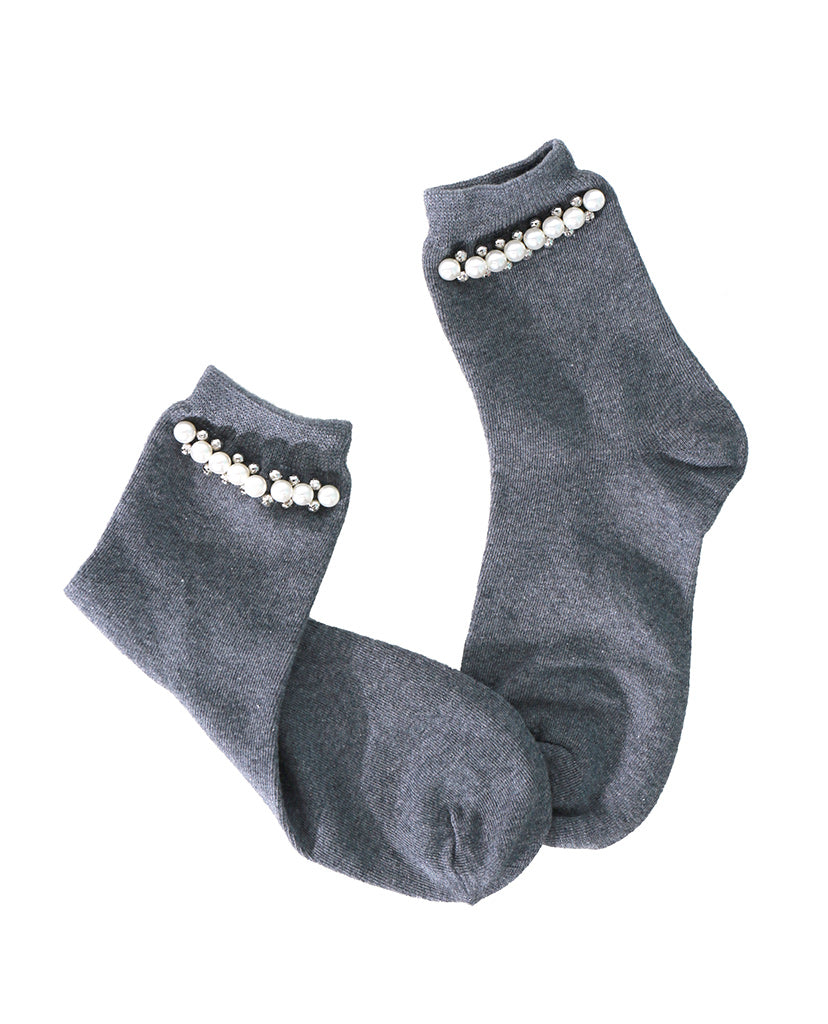 Pearl Factor Socks - Gray - Piin | ShopPiin.com