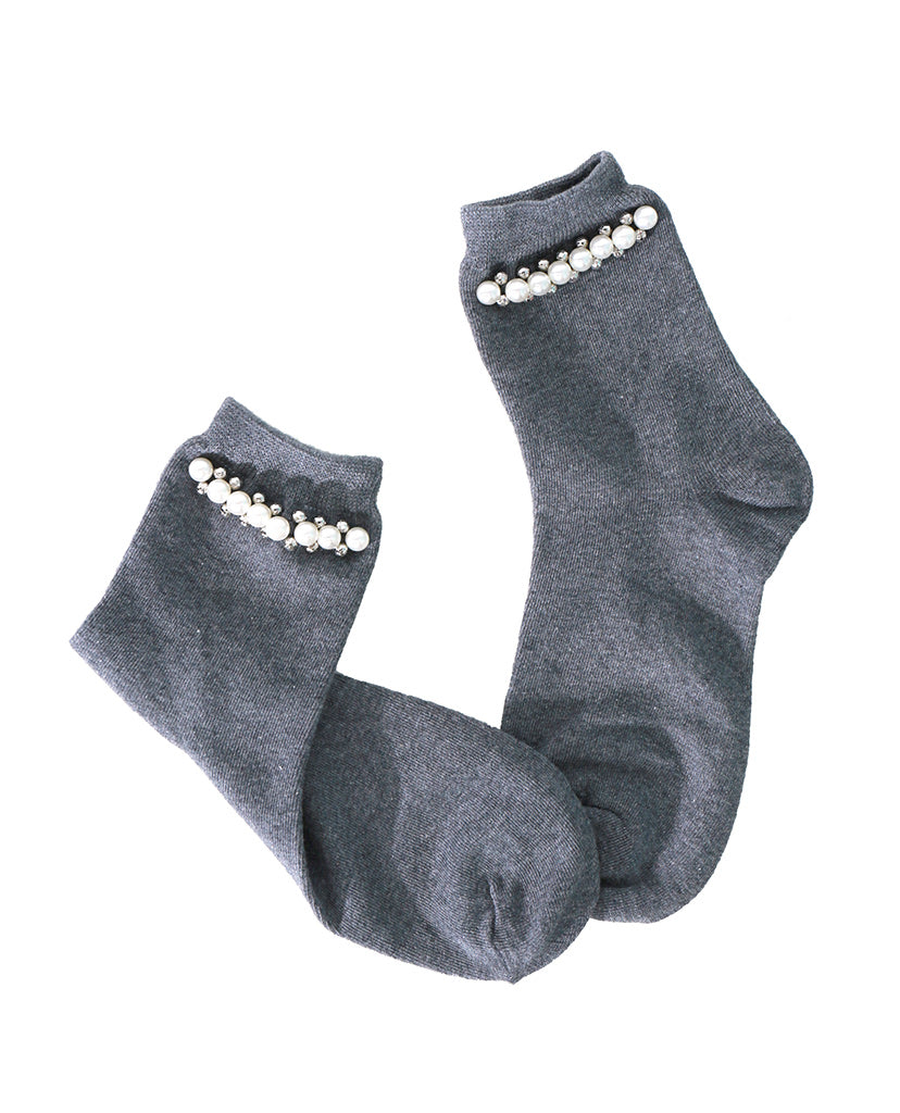 Pearl Factor Socks - Gray - Piin | ShopPiin.com