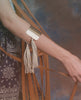Palm Desert Cuff Bracelet - Gold/Beige - Piin | www.ShopPiin.com