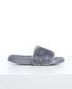 Cotton Candy Gray Faux Fur Slippers LFL by Lust For Life - Piin | www.ShopPiin.com
