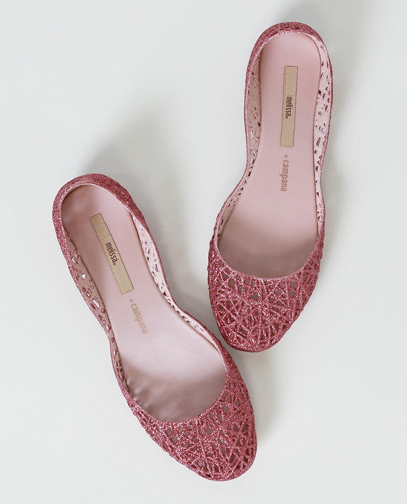 Campana Zigzag Pink Flats by MELISSA - Piin | www.ShopPiin.com