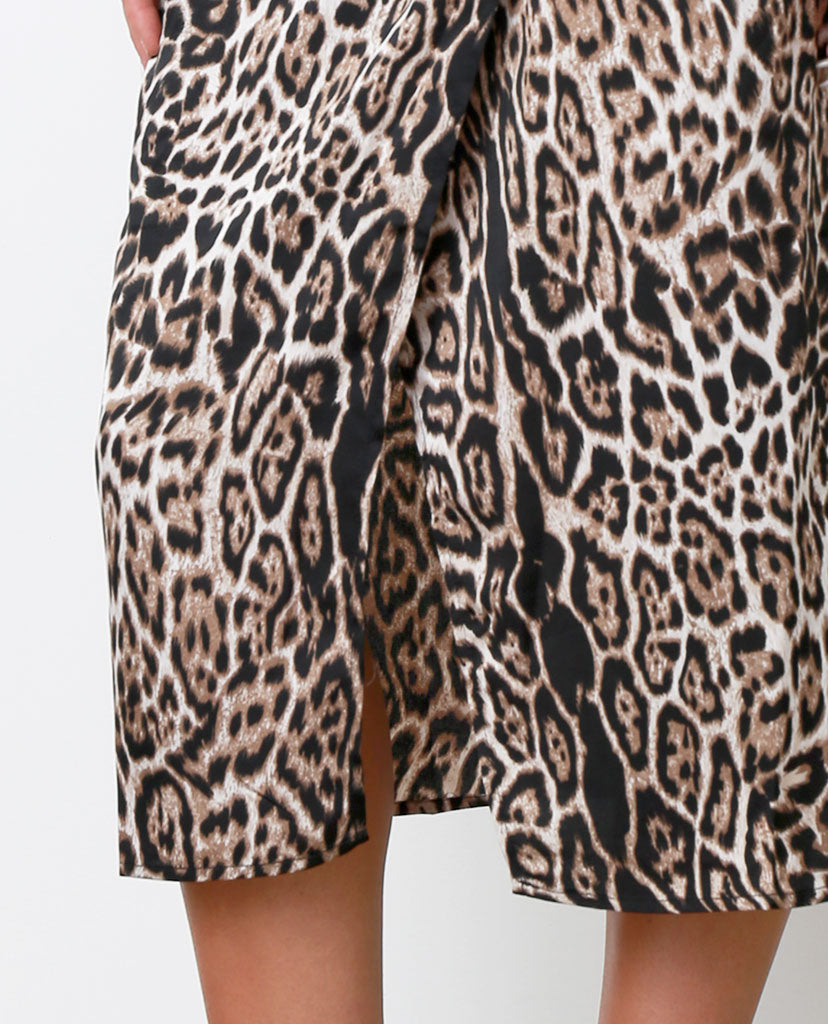 Amore Mio Slip Dress - Leopard - Piin | ShopPiin.com