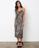 Amore Mio Slip Dress - Leopard - Piin | ShopPiin.com