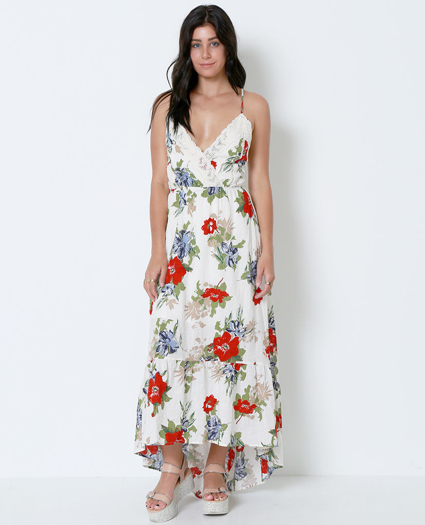 Can’t Get Over Flower Maxi Dress - Print - Piin | ShopPiin.com