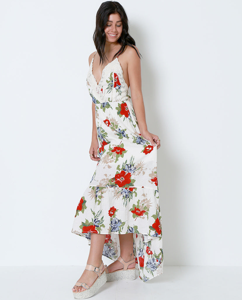 Can’t Get Over Flower Maxi Dress - Print - Piin | ShopPiin.com