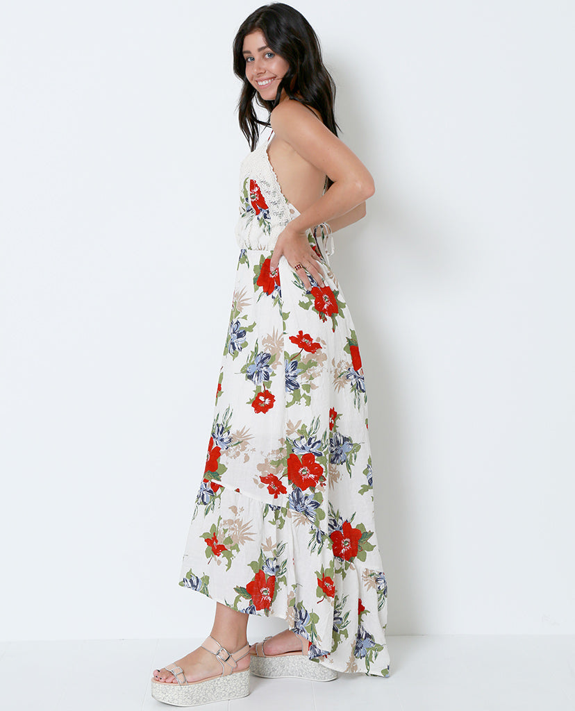 Can’t Get Over Flower Maxi Dress - Print - Piin | ShopPiin.com