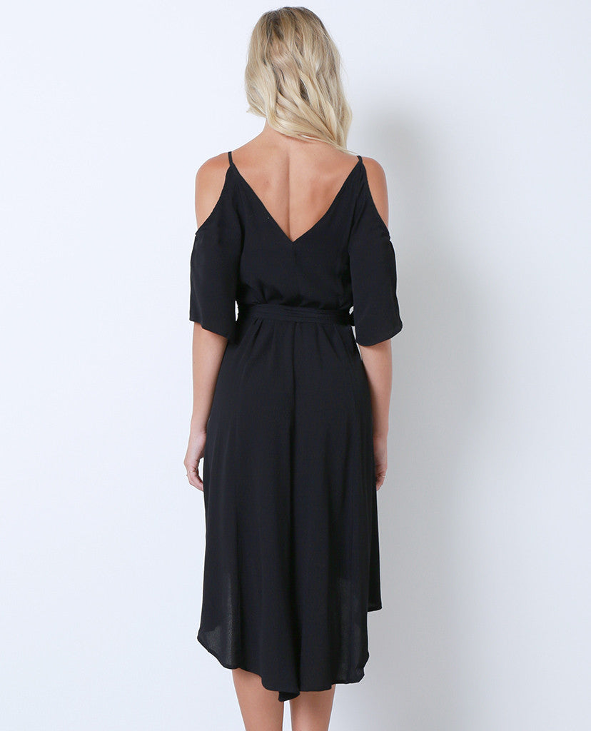 State Of Mind Wrap Dress - Black - Piin | www.ShopPiin.com