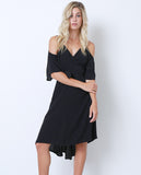 State Of Mind Wrap Dress - Black - Piin | www.ShopPiin.com