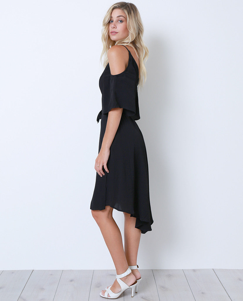 State Of Mind Wrap Dress - Black - Piin | www.ShopPiin.com