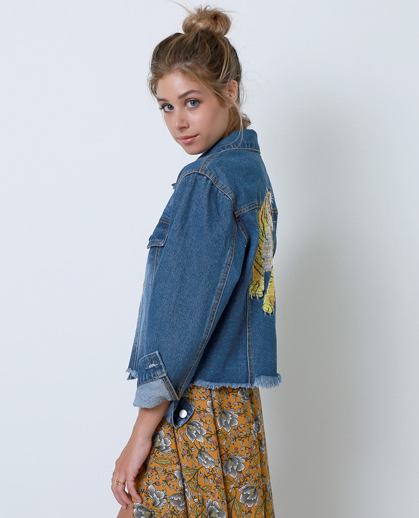 Style Maker’s Denim Jacket - Blue - Piin | www.ShopPiin.com