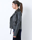 Taking Over Faux Leather Moto Jacket - Black - Piin | www.ShopPiin.com