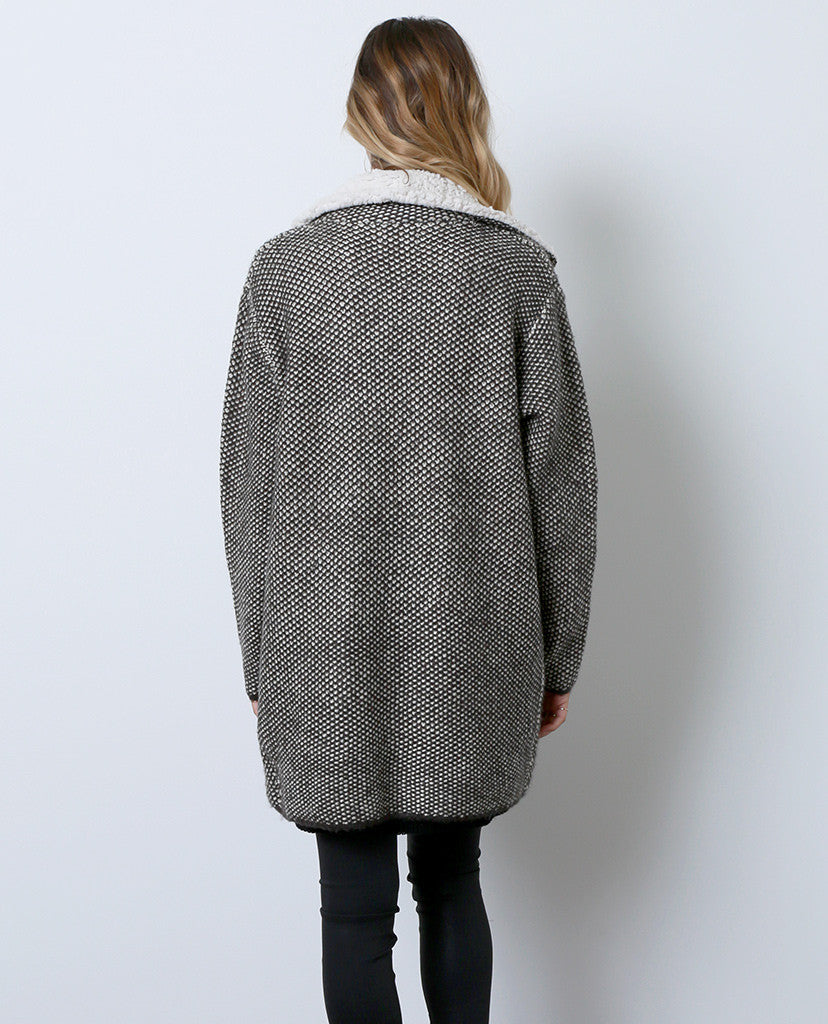 Go To Sweater Coat - Gray - Piin | www.ShopPiin.com