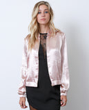 Pinky Promise Bomber Jacket - Blush - Piin | www.ShopPiin.com