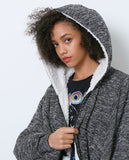 Go To Faux Shearling Jacket - Gray - Piin | www.ShopPiin.com