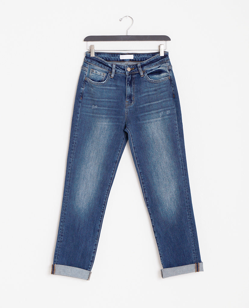 Trække på Ud over tale Carine Straight Jeans - Blue Denim – Piin | www.ShopPiin.com