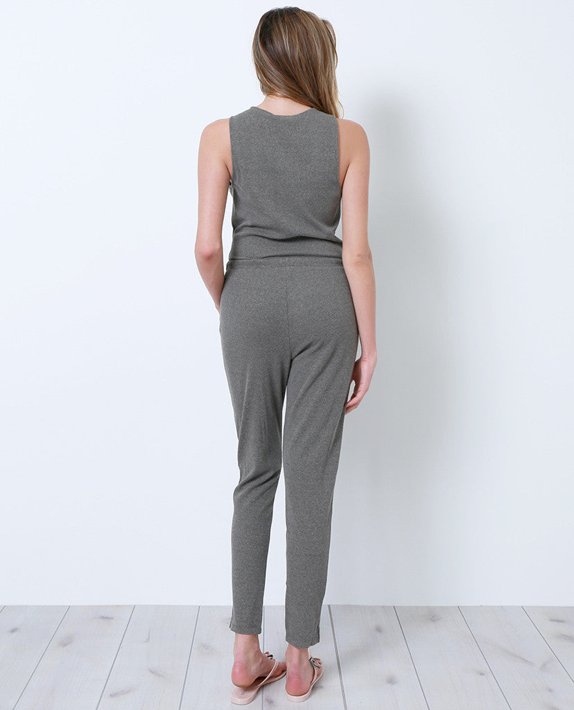 Full Time Duty Jumpsuit - Olive Gray - Piin | www.ShopPiin.com