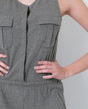 Full Time Duty Jumpsuit - Olive Gray - Piin | www.ShopPiin.com