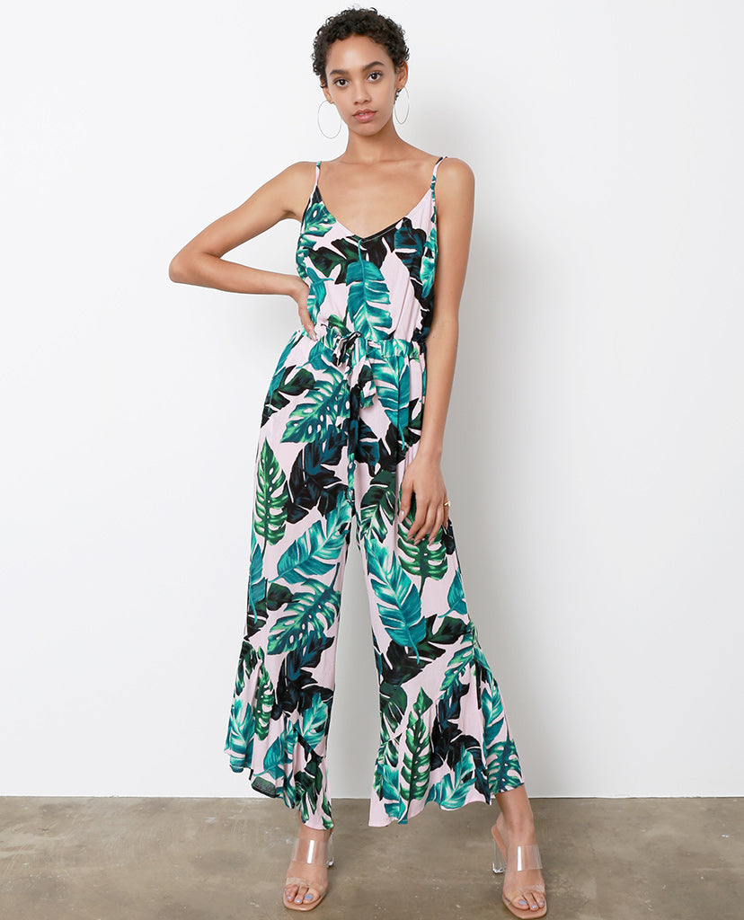 Lovely Surprise Jumpsuit - Pink/Green - Piin | ShopPiin.com