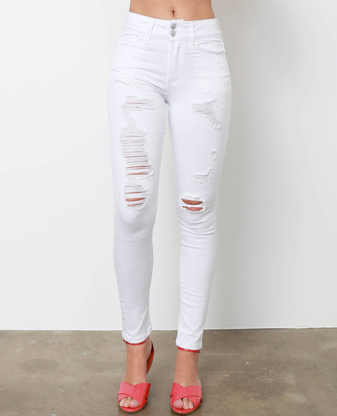 My Favorite White Skinny Jeans - Piin | ShopPiin.com