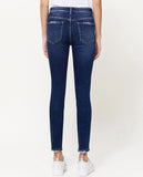 Strolling Skinny Jeans - Dark Blue Denim