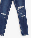 Strolling Skinny Jeans - Dark Blue Denim