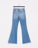 Old School Flare Jeans - Blue Denim