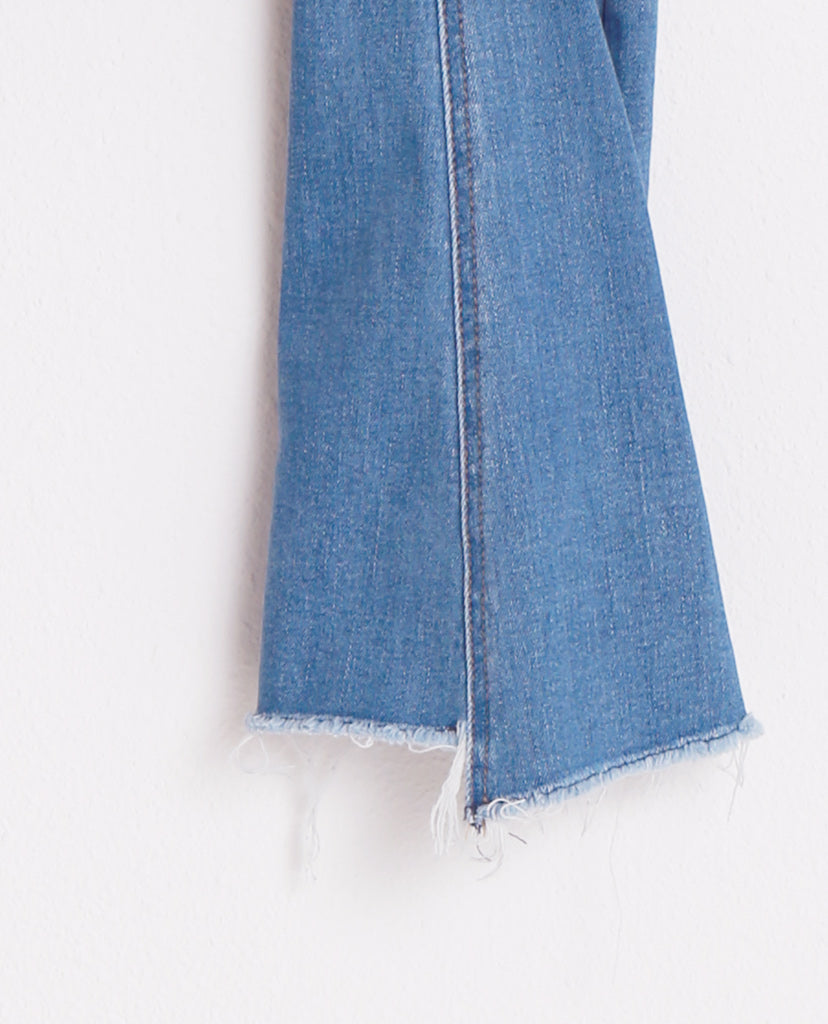 Old School Flare Jeans - Blue Denim