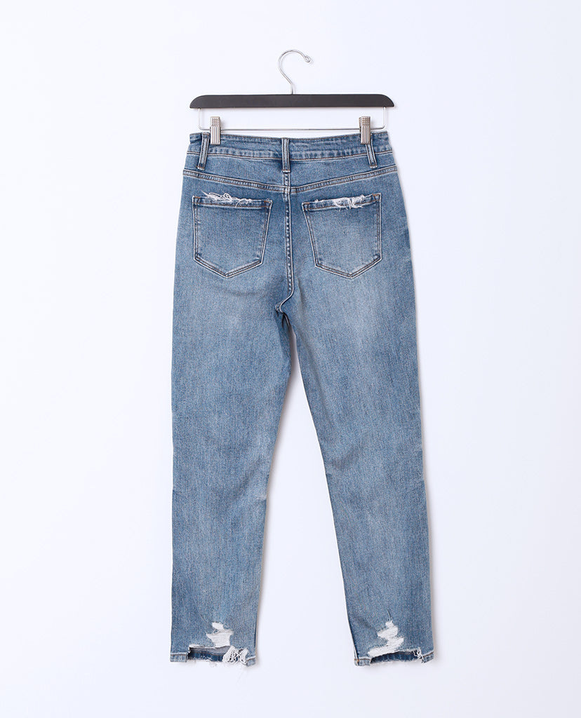 Beverly Boy-Friend Jeans - Blue