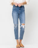 Beverly Boy-Friend Jeans - Blue