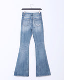 Golden Day Flare Jeans - Blue