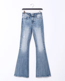 Golden Day Flare Jeans - Blue