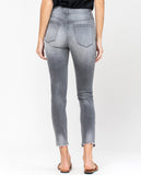 Gemma Gray Denim Skinny Jeans - Grey