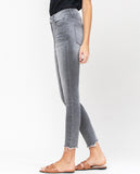 Gemma Gray Denim Skinny Jeans - Grey