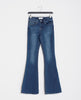 Dahlia Flare Jeans - Blue Wide
