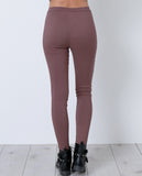 They Got It Right Stirrup Denim Jeggings - Mauve - Piin | www.ShopPiin.com