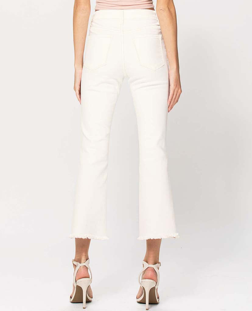 Get Yourself Ready Flare Jeans  - Ivory