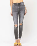 Lilly Skinny Jeans - Gray Denim