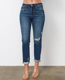 Zoe Boyfriend Jeans - Blue