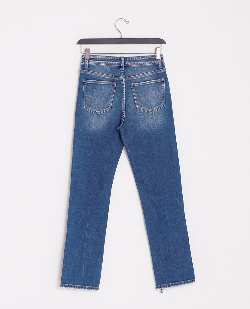 Love More Straight Jeans - Blue Denim